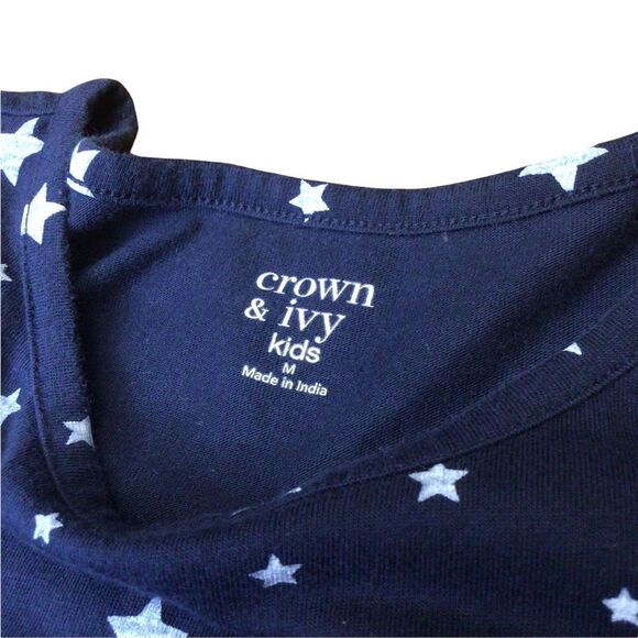Crown & Ivy girls star design dress size medium - Picture 8 of 8